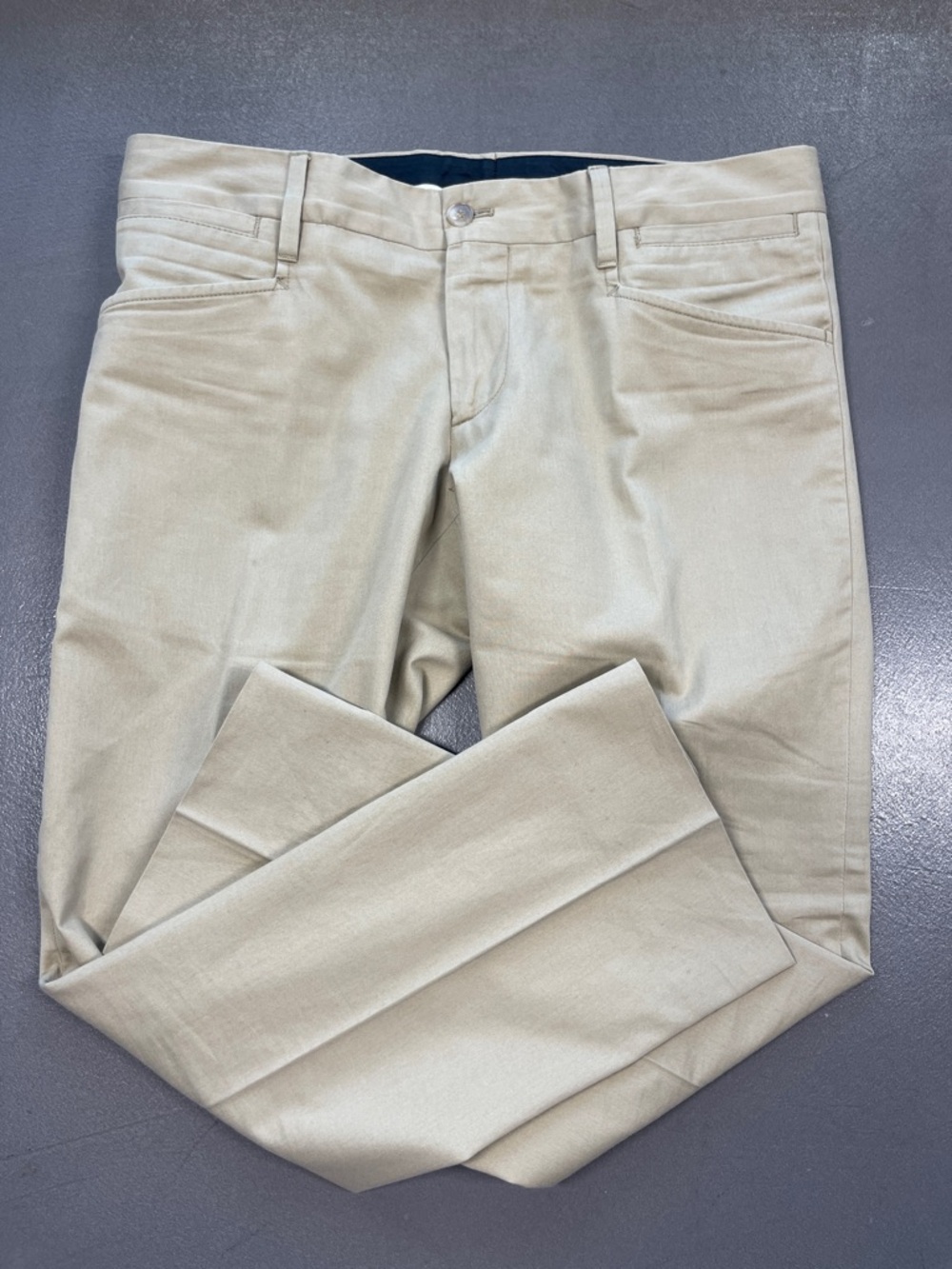 Dolce & Gabbana Mens Khaki Beige Pants Made in Italy Size 44